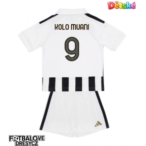 Juventus Randal Kolo Muani #9 Dětské Domácí dres komplet 2026-27 Krátký Rukáv (+ trenýrky)